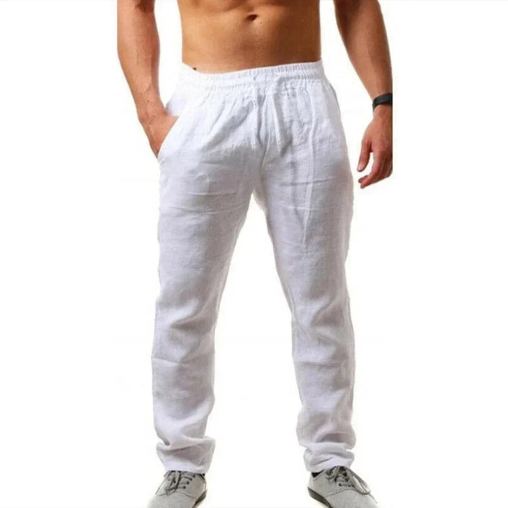 Men's Breathable Linen Pants – Everyday Elegance & Comfort