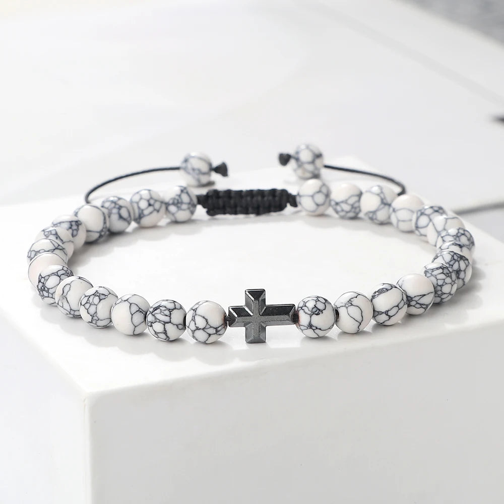✝️ Bracelet Croix de Jésus – Guérison, Foi et Élégance.