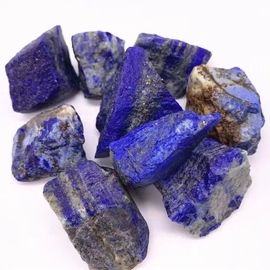 🔷 Pierre Naturelle de Lapis Lazuli – Quartz Brut d’Afghanistan – Guérison & Énergie Spirituelle.