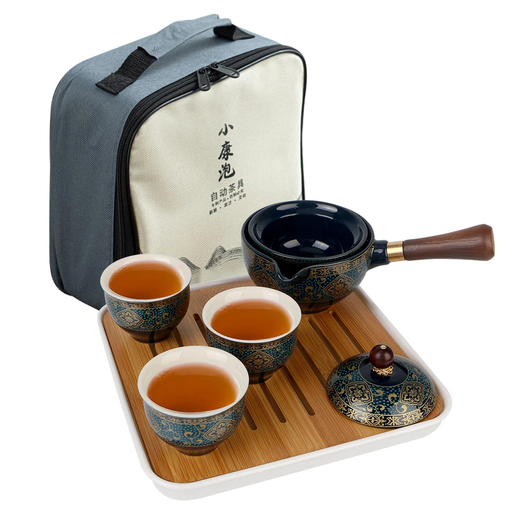Service à Thé en Porcelaine – Fusion d’Innovation & Tradition.