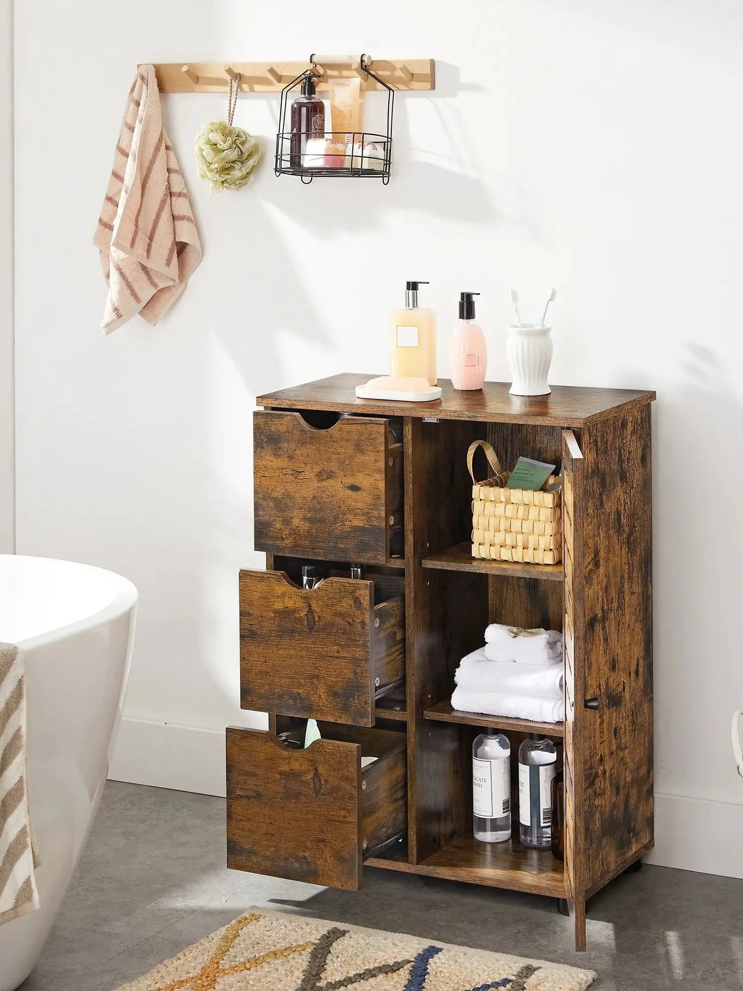 Meuble de Salle de Bain – Rangement Élégant & Pratique.
