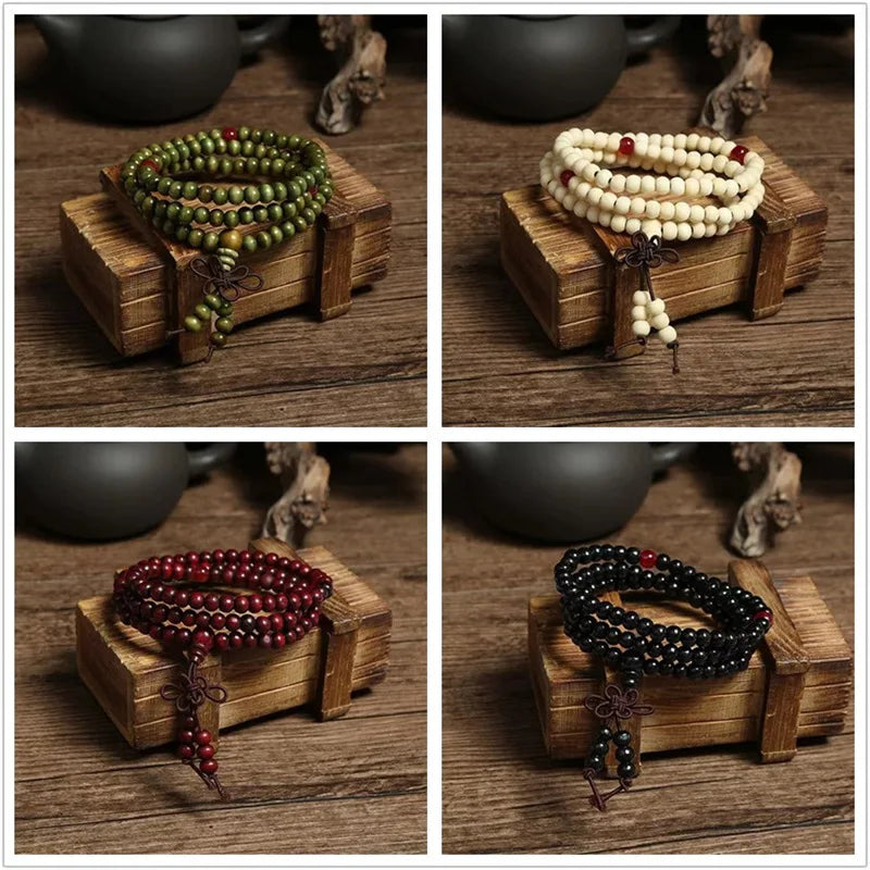 Bracelet en Bois Naturel – Style Tendance & Bien-Être 🌿
