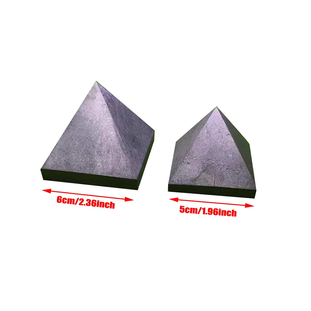 🔮 Pyramide de Shungite Naturelle – Protection Énergétique & Bien-Être.