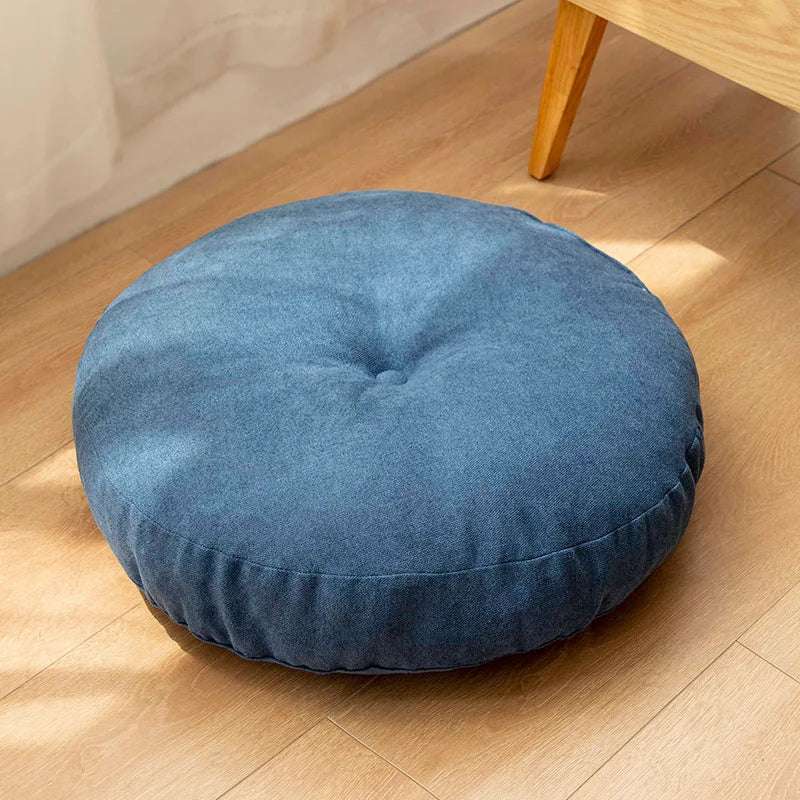 Coussin Tatami Rond – Le Confort et l'Élégance à Votre Porte.