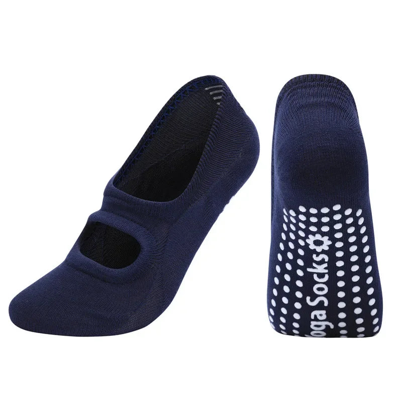 Chaussettes de Yoga en Coton - Confort, Stabilité et Sérénité.