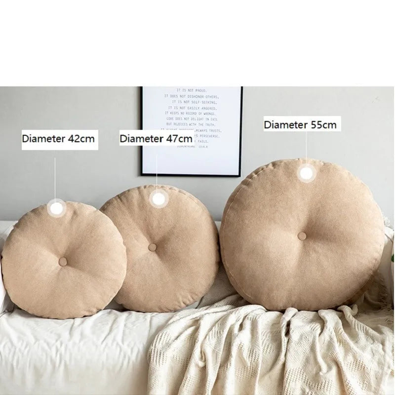 Coussin Tatami Rond – Le Confort et l'Élégance à Votre Porte.