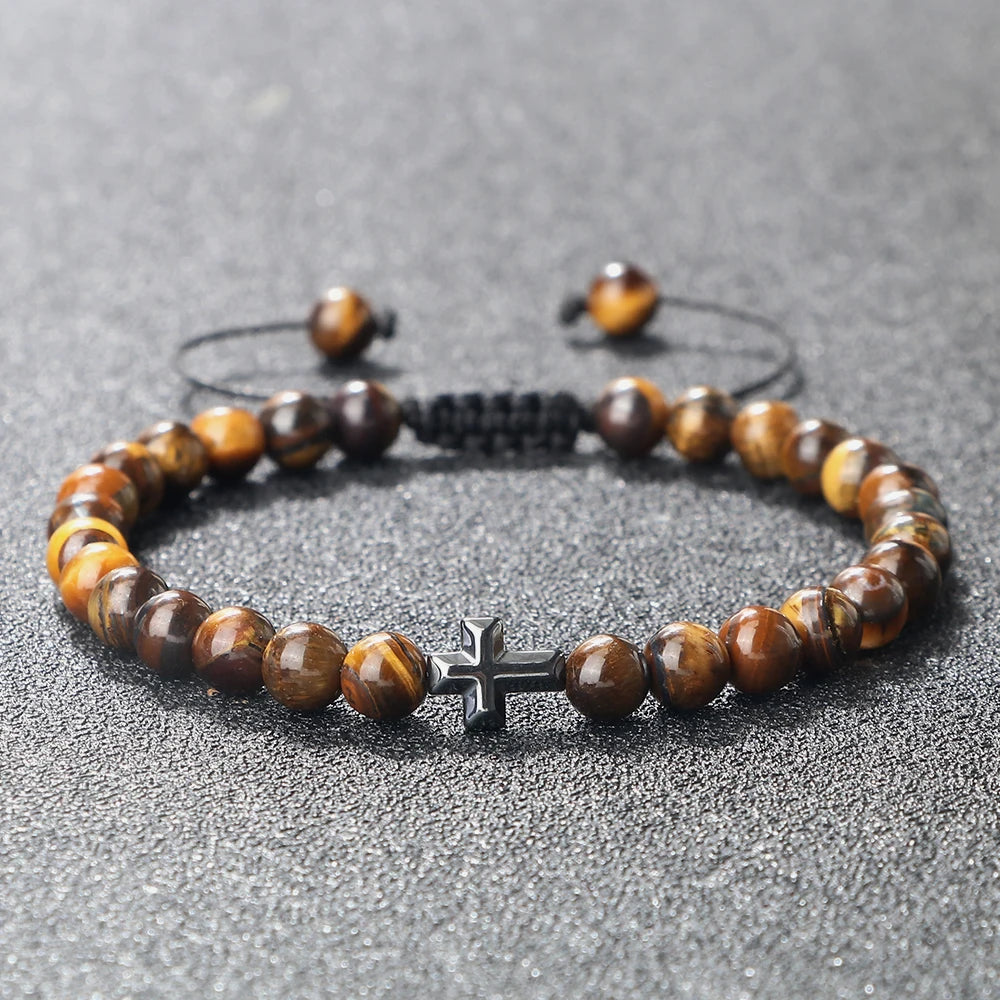 ✝️ Bracelet Croix de Jésus – Guérison, Foi et Élégance.