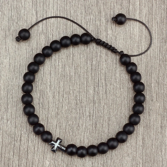 ✝️ Bracelet Croix de Jésus – Guérison, Foi et Élégance.