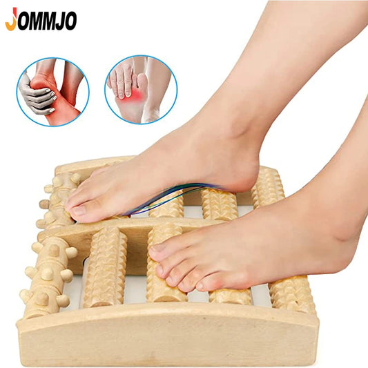 Rouleau de Massage pour Pieds en Bois JOMMJO - Relaxation et Bien-être.