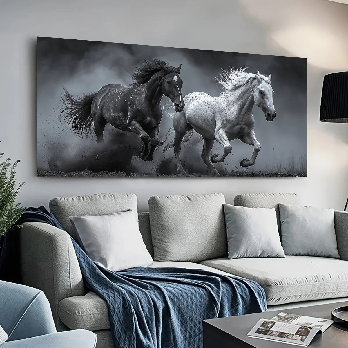 Affiche sur Toile – Cheval Élégant & Moderne.
