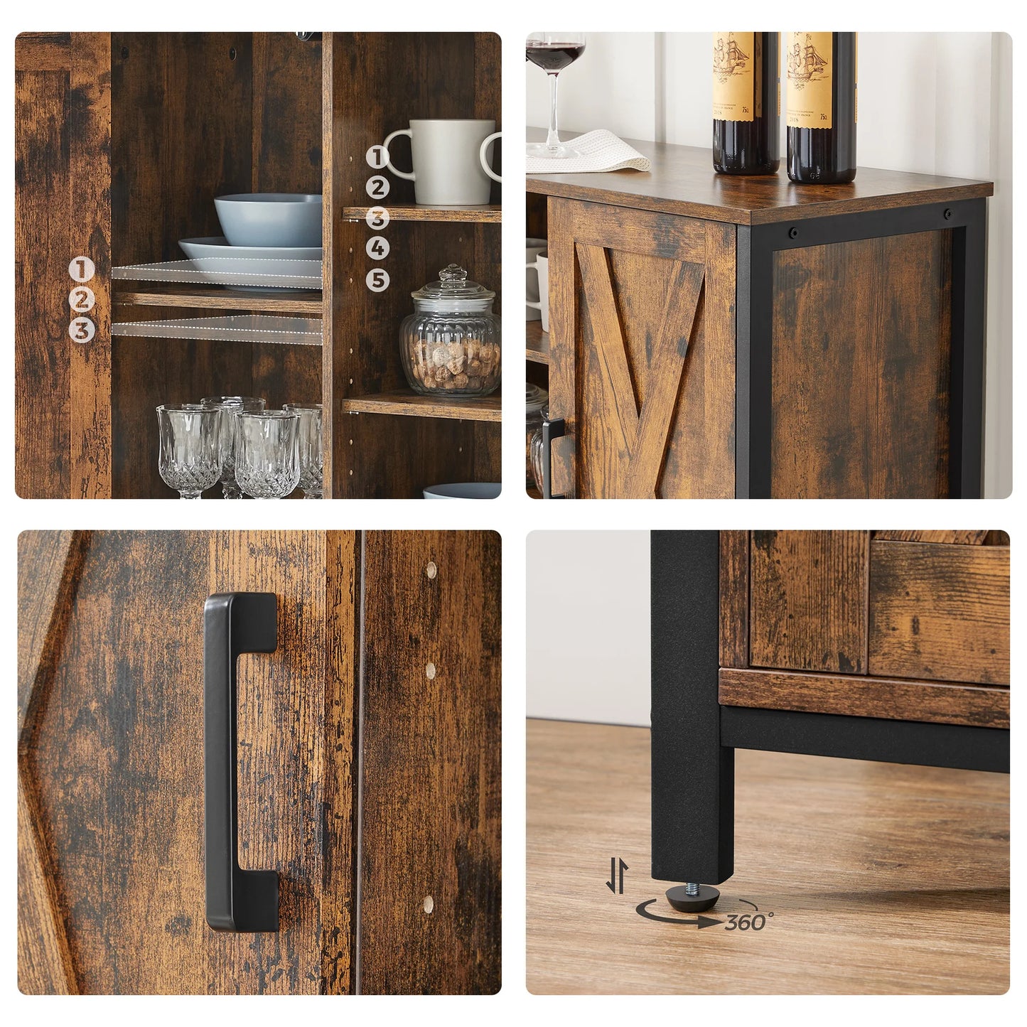 Buffet Style Grange – Rustique & Fonctionnel.