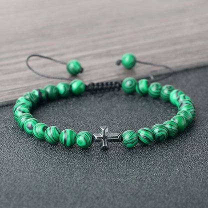 ✝️ Bracelet Croix de Jésus – Guérison, Foi et Élégance.