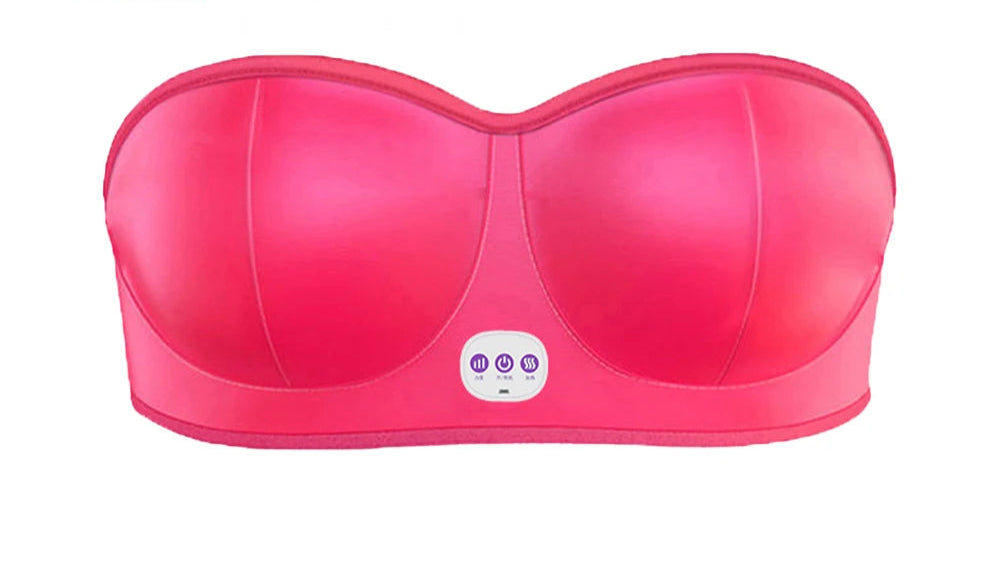 Soutien-gorge de massage vibrant électrique.