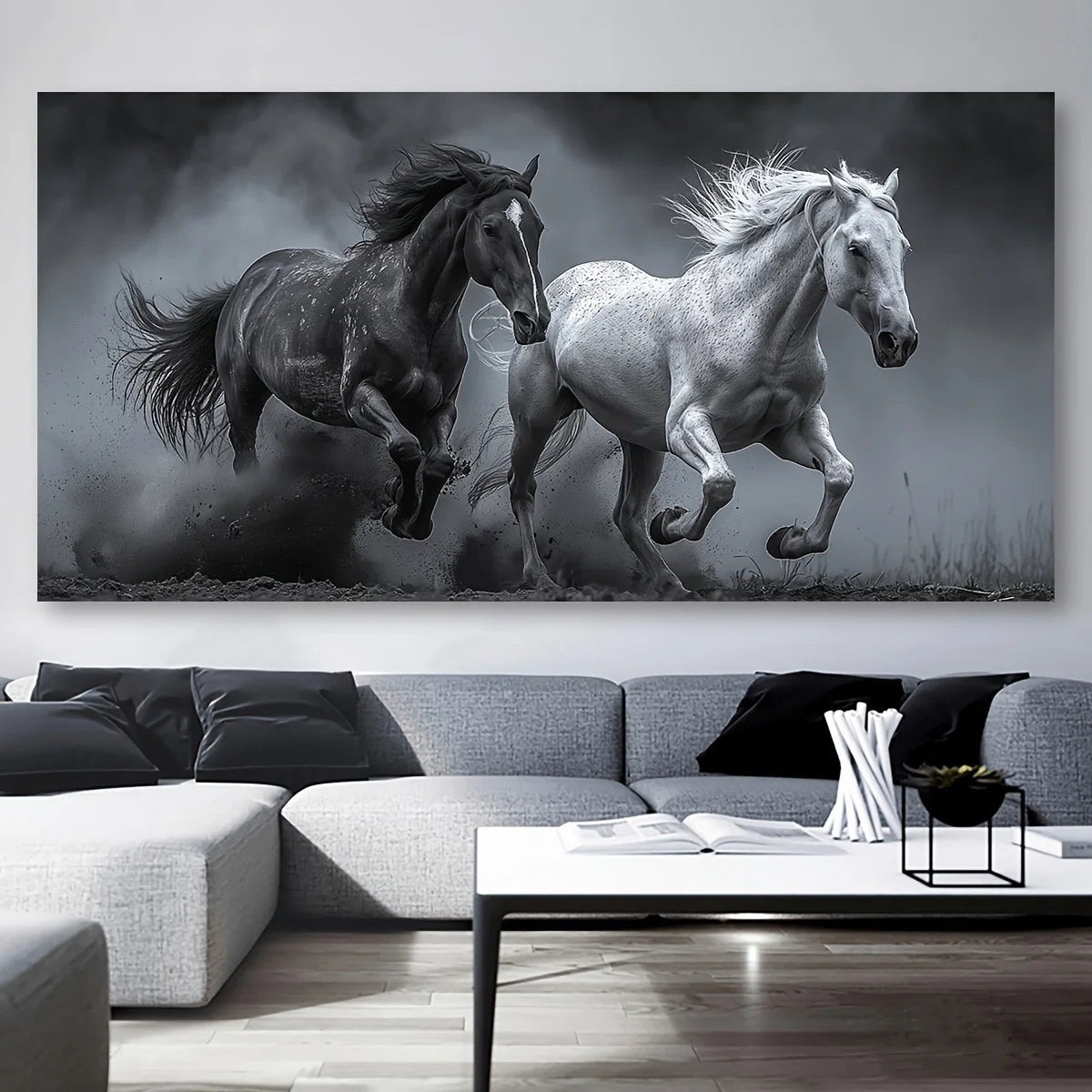 Affiche sur Toile – Cheval Élégant & Moderne.