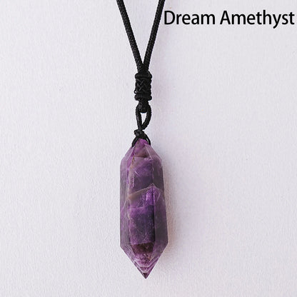 Pendentif en Quartz Naturel – Énergie & Élégance.