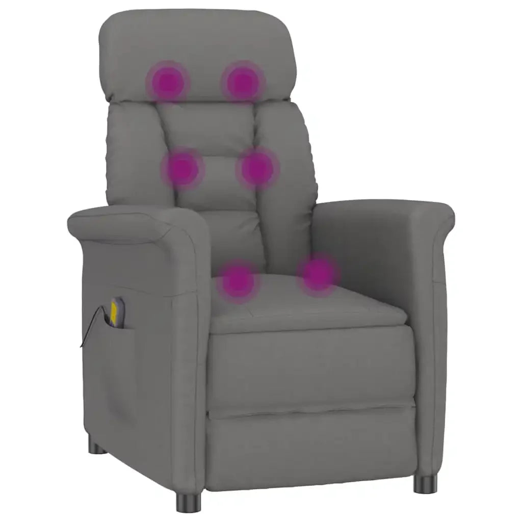 Fauteuil de massage confortable avec fonction d'inclinaison.