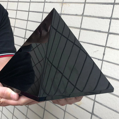 Natural Black Tourmaline Pyramid – Protection Energy &amp; Reiki Healing.