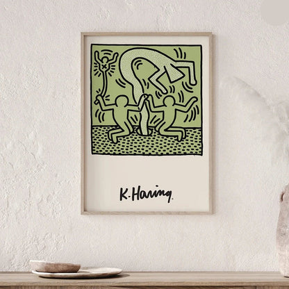 Poster de Peinture sur Toile – Style Matisse Moderne.