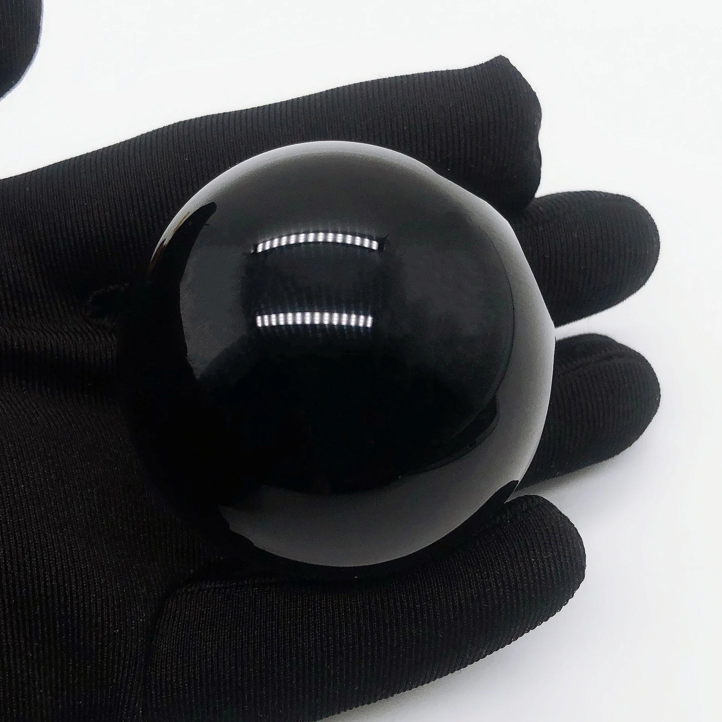 🖤 ​​Natural Black Obsidian Sphere – Protection &amp; Positive Energy