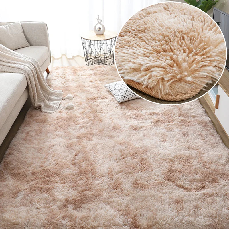 Tapis Ultra Doux en Peluche - Confort et Élégance pour Intérieurs Modernes.