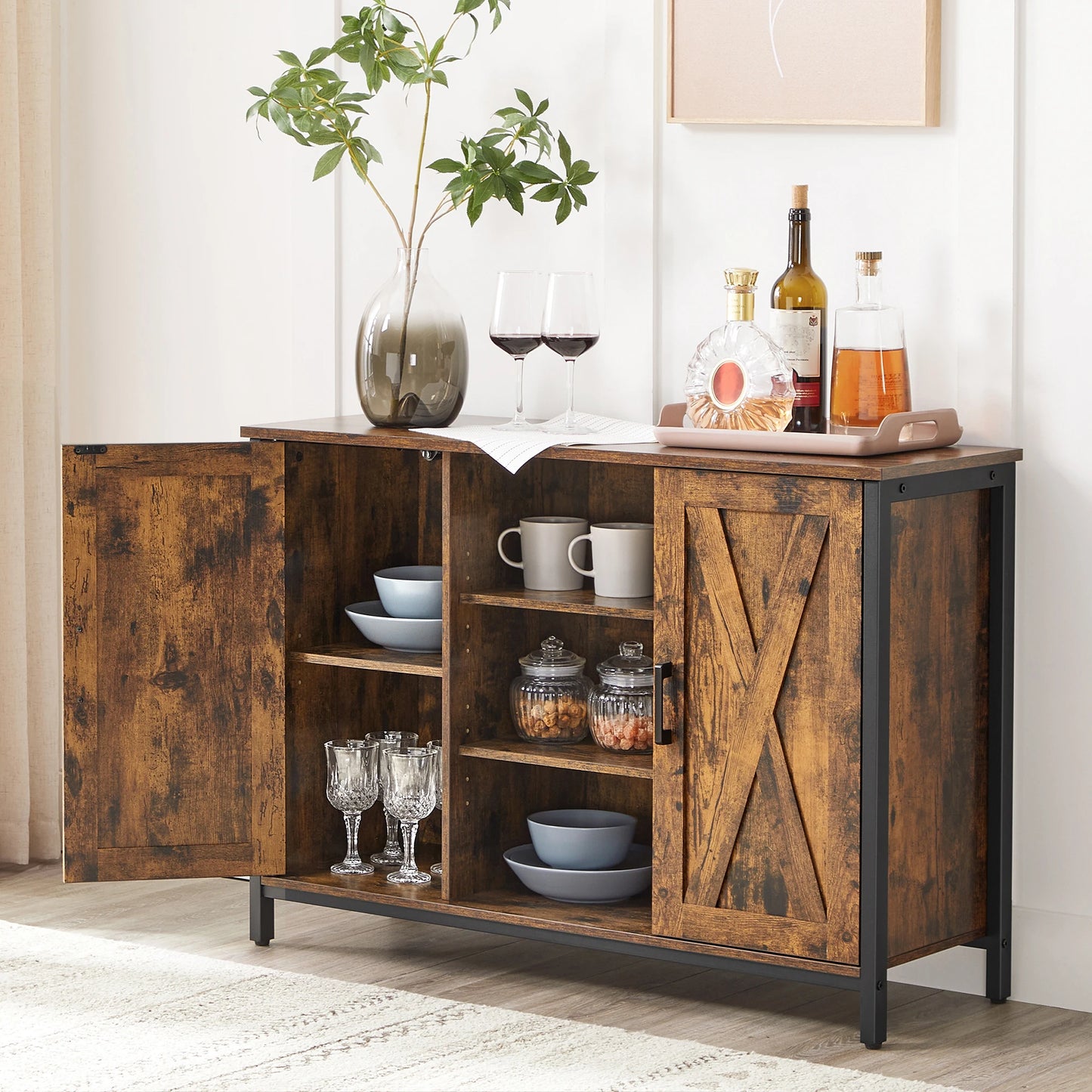 Buffet Style Grange – Rustique & Fonctionnel.