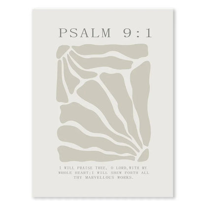 🌿 Peinture sur Toile Light Melon Christian – Art Floral Moderne et Spirituel.