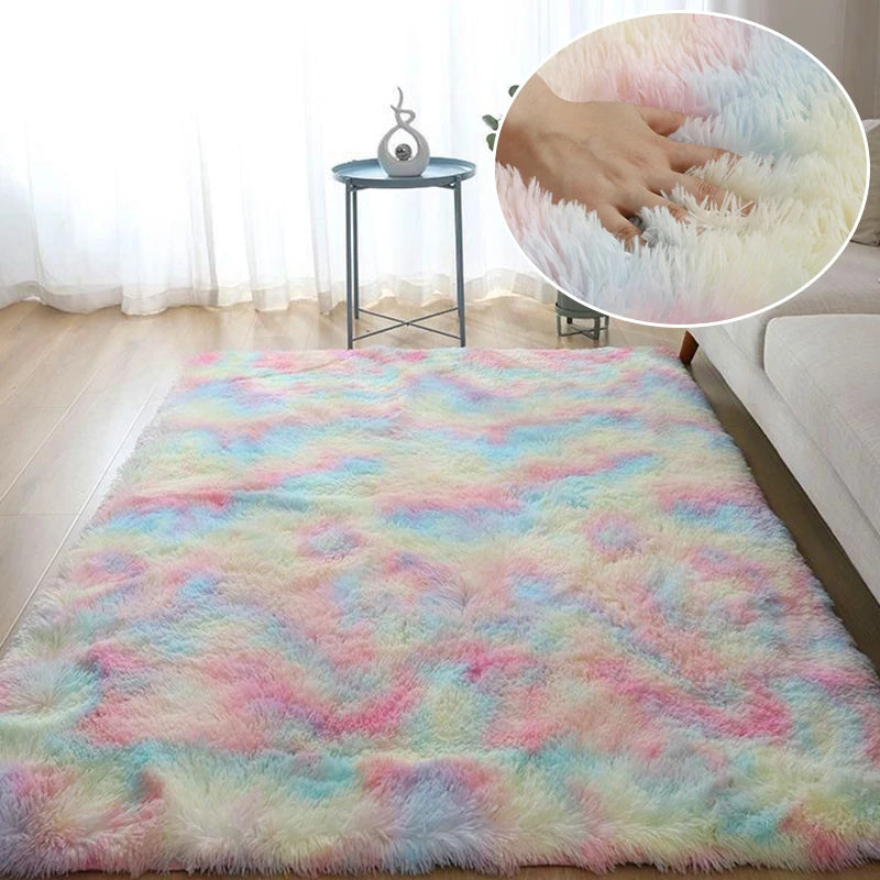 Tapis Ultra Doux en Peluche - Confort et Élégance pour Intérieurs Modernes.