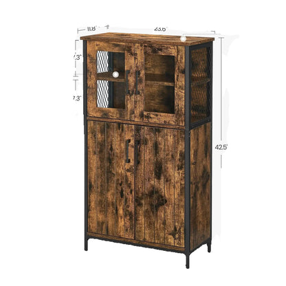 Industrial Storage Sideboard – Rustic Style &amp; Functionality.
