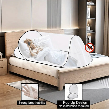 🌿 Moustiquaire Pop-Up Portable – Protection Instantanée & Nomade.
