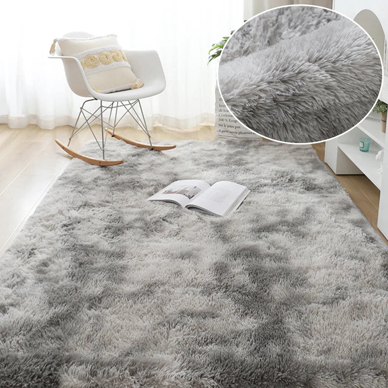 Tapis Ultra Doux en Peluche - Confort et Élégance pour Intérieurs Modernes.