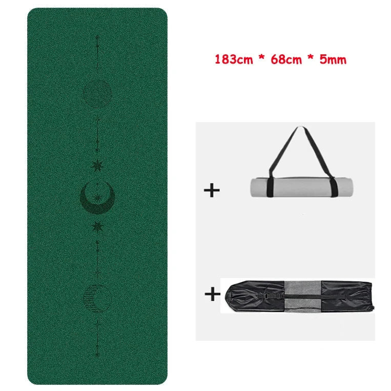 Redécouvrez l'harmonie de votre pratique avec ce tapis de yoga en caoutchouc naturel.