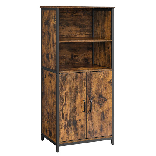 Meuble de Rangement – Bibliothèque & Placard avec Étagère Réglable.