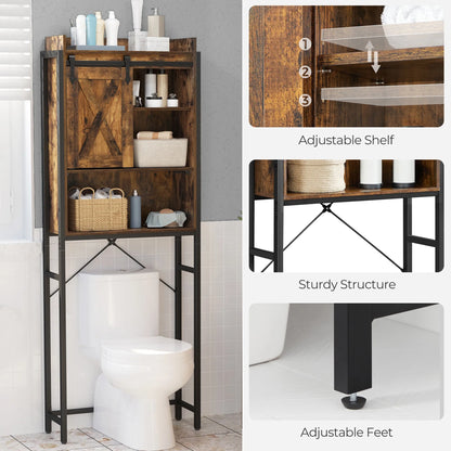Étagère WC – Rangement Pratique & Style Industriel.