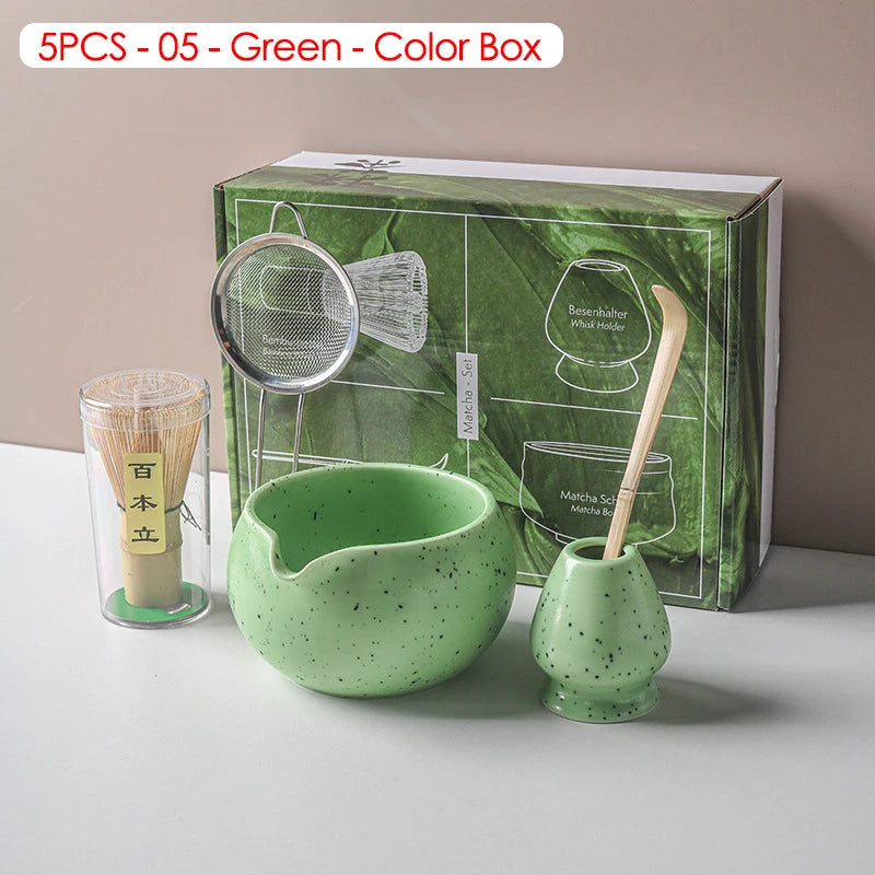 🍵 Ensemble Traditionnel Matcha – Cérémonie du Thé Japonaise & Chinoise, 44 modèles différents.