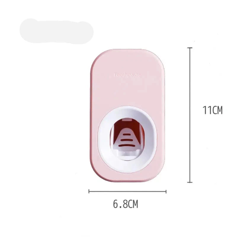 Distributeur Automatique de Dentifrice et Support de Brosse à Dents Muraux.