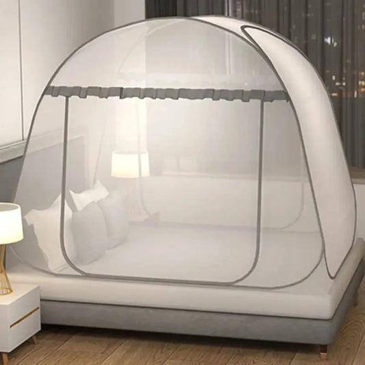🏕️ Moustiquaire Yourte Mongole – Protection Respirable et Pliable.