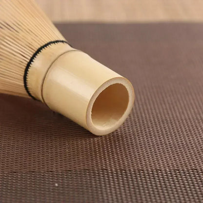 🍃 Fouet à Matcha Japonais – Chasen en Bambou Naturel.