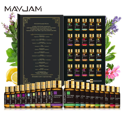 Kit de 20 Bouteilles d'Huiles Essentielles MAYJAM