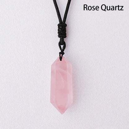Pendentif en Quartz Naturel – Énergie & Élégance.