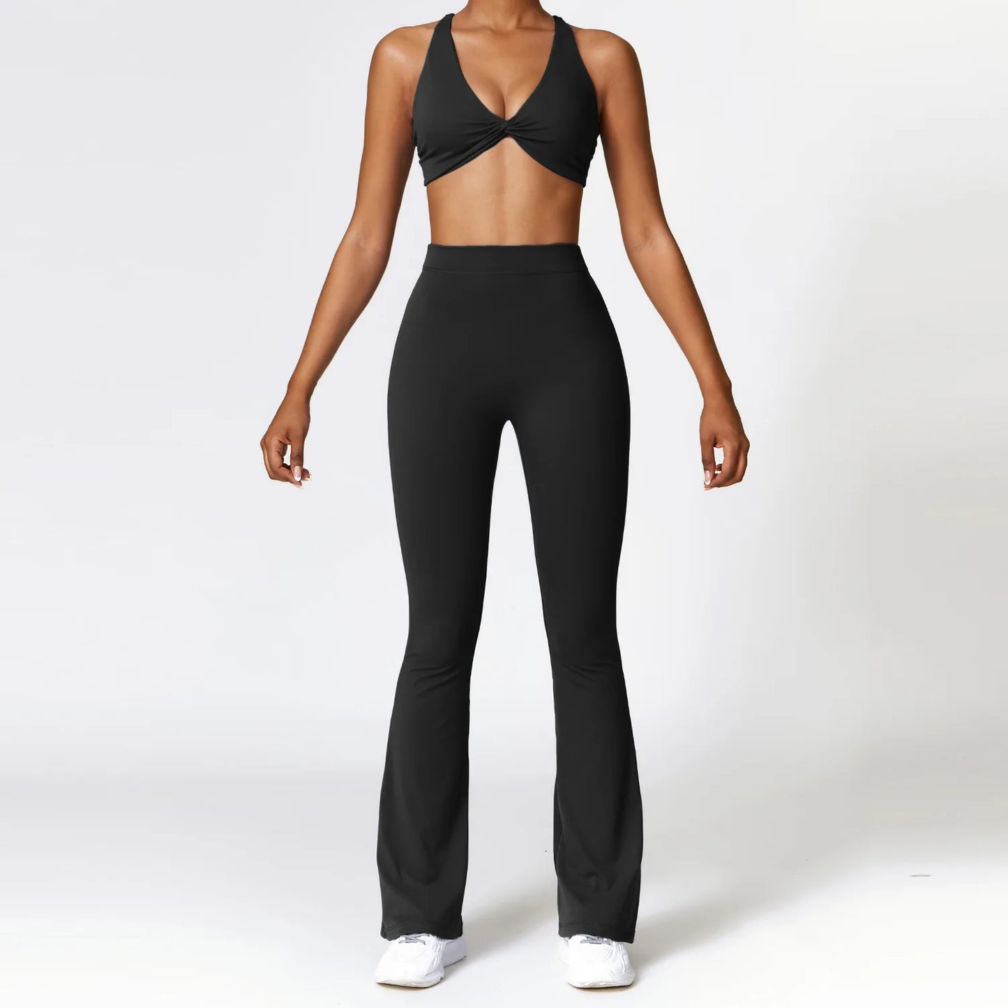 Ensemble de yoga 2 pièces pour femme.