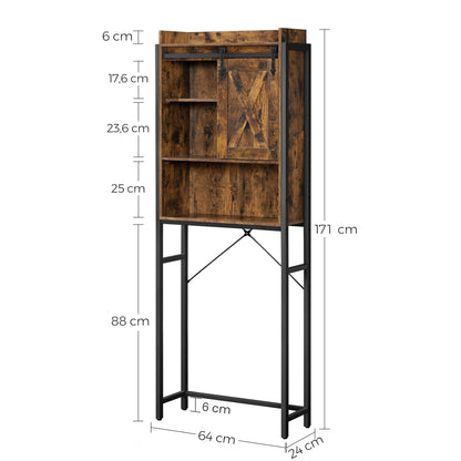 Étagère WC – Rangement Pratique & Style Industriel.