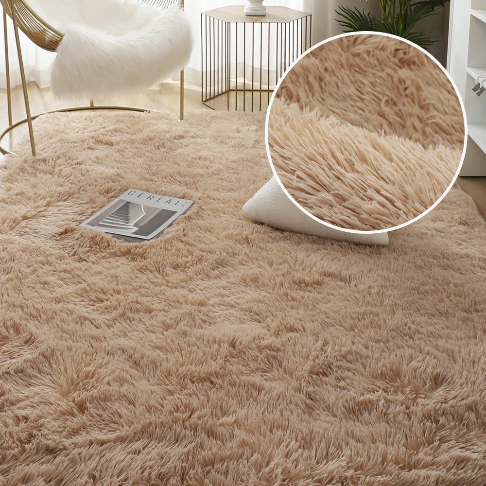 Tapis Ultra Doux en Peluche - Confort et Élégance pour Intérieurs Modernes.