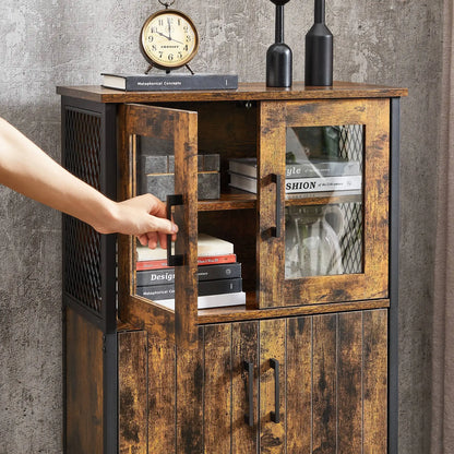 Industrial Storage Sideboard – Rustic Style &amp; Functionality.
