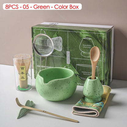 🍵 Ensemble Traditionnel Matcha – Cérémonie du Thé Japonaise & Chinoise, 44 modèles différents.