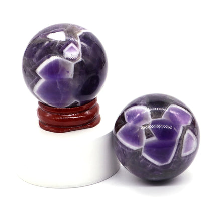 💜 Natural Amethyst Ball – Healing &amp; Positive Energy Sphere. 