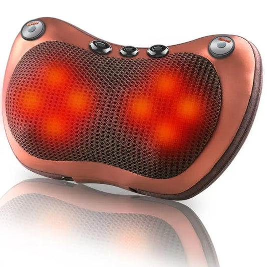 Coussin de massage relaxant - Vibrateur électrique pour le cou.