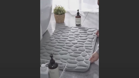 Tapis de Bain en Relief 3D Antidérapant et absorbant.